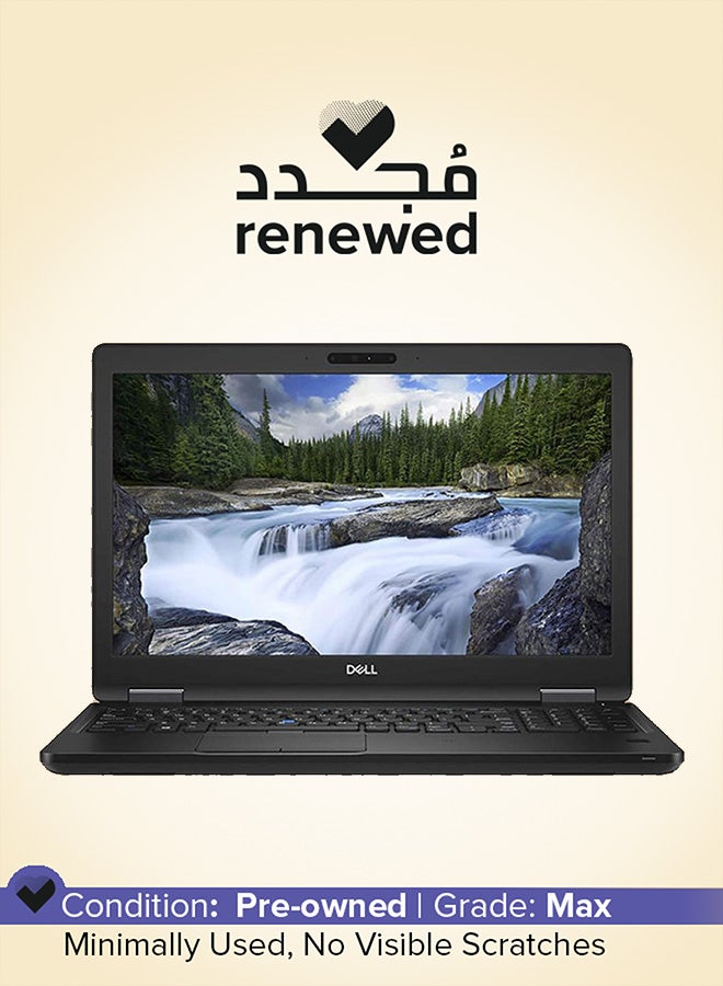 DELL Renewed - Latitude 5591 ‎VWWD9 (2019) Laptop With 15.6-Inch Display, Intel Core i5 Processor/8th Gen/8GB RAM/256GB SSD/2GB Nvidia GeForce MX Series Graphic With English/Arabic Keyboard Black - Image 1