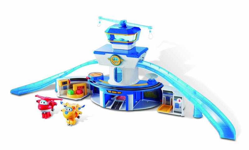 Super Wings World Airport Playset Includes 2 TransformaBot Jett and Donnie Figures Preschool Educational Learning Toys for Boys and Girls Age 3 4 5 6 Birthday Gifts for Kids - Image 3