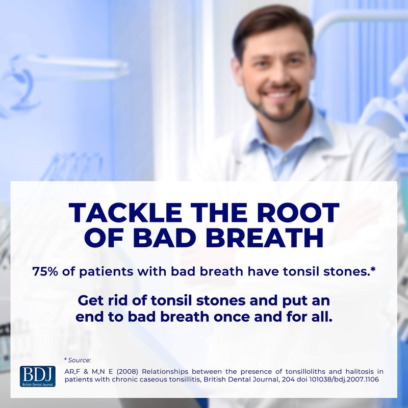 ORAVIX أورافكس أداة إزالة حصى اللوزتين، محاربة رائحة الفم الكريهة، التنقل بسهولة في تجاويف اللوزتين، أداة إزالة حصى اللوزتين مع 3 فوهات وضوء LED، منظف اللوزتين، إزالة حصى اللوزتين في المنزل، 2 عبوة من أداة الكشط - Image 4