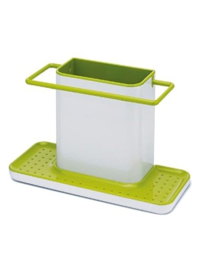 NANIAAY Creative Plastic Kitchen Sponge Holder with Base Stand | Expandable Sink Shelf Organizer for Cleaning Supplies | Multipurpose Rustproof Drainer Rack for Liquid Soap, Brush, Towel & Cloth - Image 1