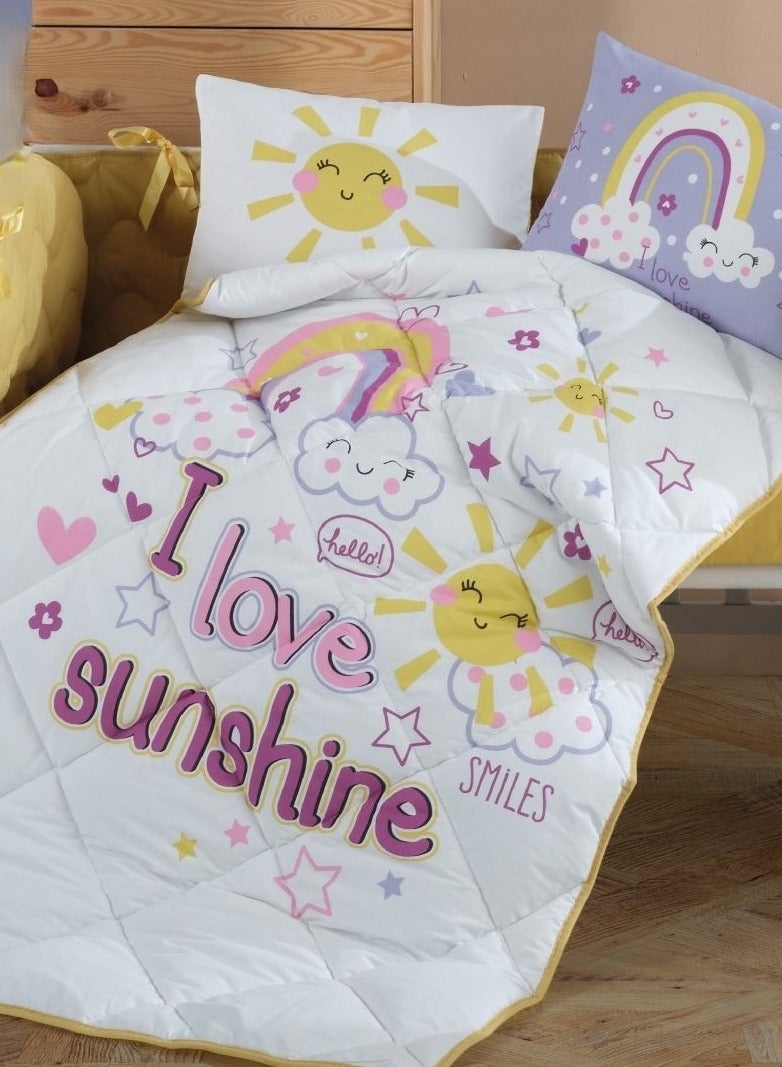 Turkish bedspread, 100% cotton, 7-piece summer children's bed barriers  - Image 2
