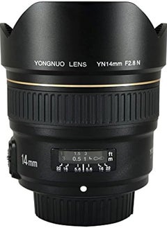 YONGNUO Yongnuo Yn14Mm F2.8N Ultra-Wide Angle Prime Lens For Nikon Dslr Cameras  - Image 1