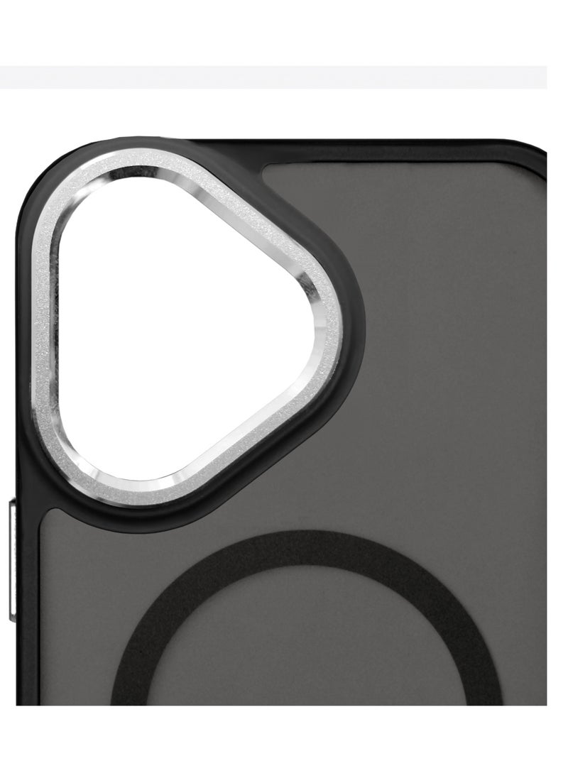 Stylish Case for iPhone 16, Solid Camera Protection, Shockproof, Enhanced Protection, Compatible with Magsafe and Wireless Charging