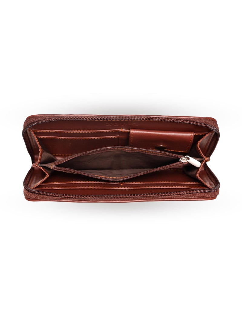 ZOUK Multicolored Fabric Women's Handmade Wallet (WB01WB01) - Image 5