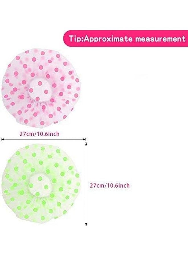 JHEPCOIN Set Of 2 Reusable Waterproof Elastic Eva Free-Size Bathroom Shower Caps - For Homes, Spas, Salons, Hair Treatment, Beauty Parlors multicolour and print - Image 4