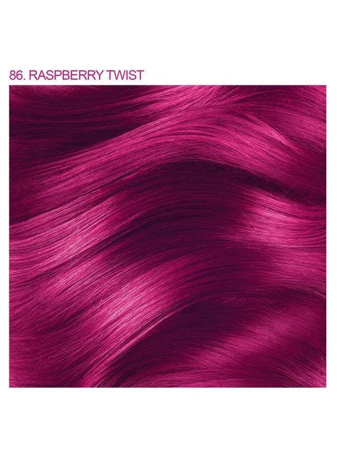 Adore Semi Permanent Hair Color - Vegan and Cruelty-Free Red Hair Dye - 4 Fl Oz - 086 Raspberry Twist (Pack of 1) - Image 2