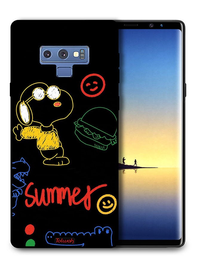 Tolwak Samsung Galaxy Note 9 Protective Case Cover Summer Sticker - Image 1