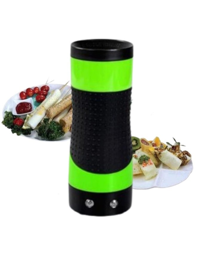 Executive LLC Automatic Egg Roll Machine, Multifunctional Egg Rollers, Omelette Machine, Vertical Champions, Sausage, Omelette, Egg Cooker, House Housing, Non-Stick 220V, Green  - Image 1