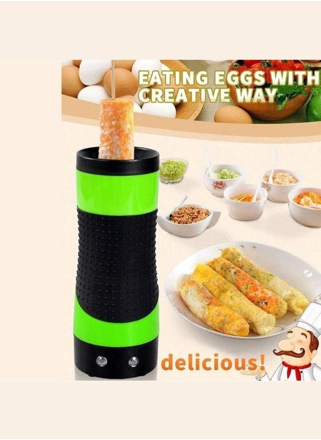 Executive LLC Automatic Egg Roll Machine, Multifunctional Egg Rollers, Omelette Machine, Vertical Champions, Sausage, Omelette, Egg Cooker, House Housing, Non-Stick 220V, Green  - Image 2