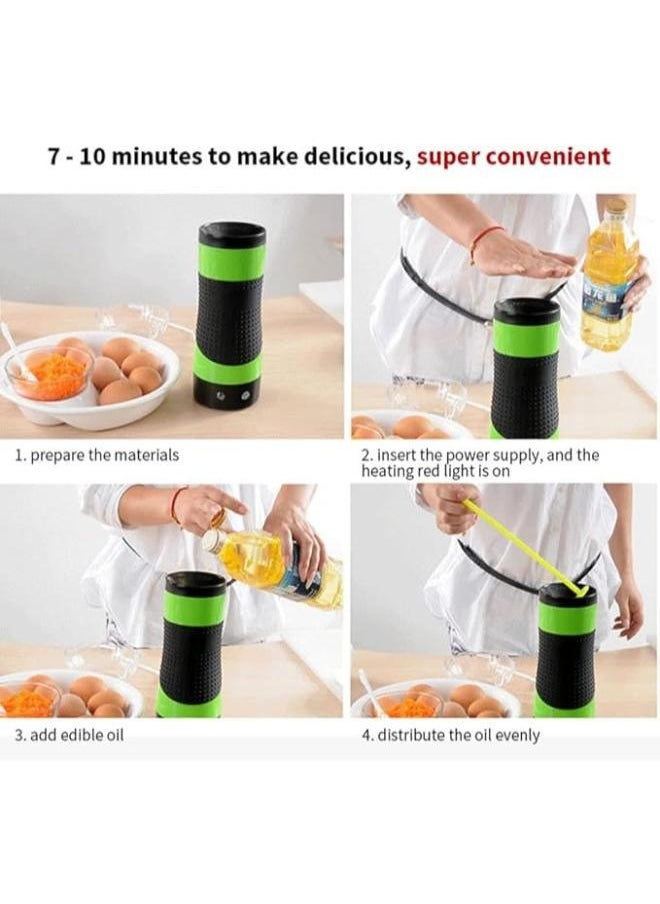Executive LLC Automatic Egg Roll Machine, Multifunctional Egg Rollers, Omelette Machine, Vertical Champions, Sausage, Omelette, Egg Cooker, House Housing, Non-Stick 220V, Green  - Image 3