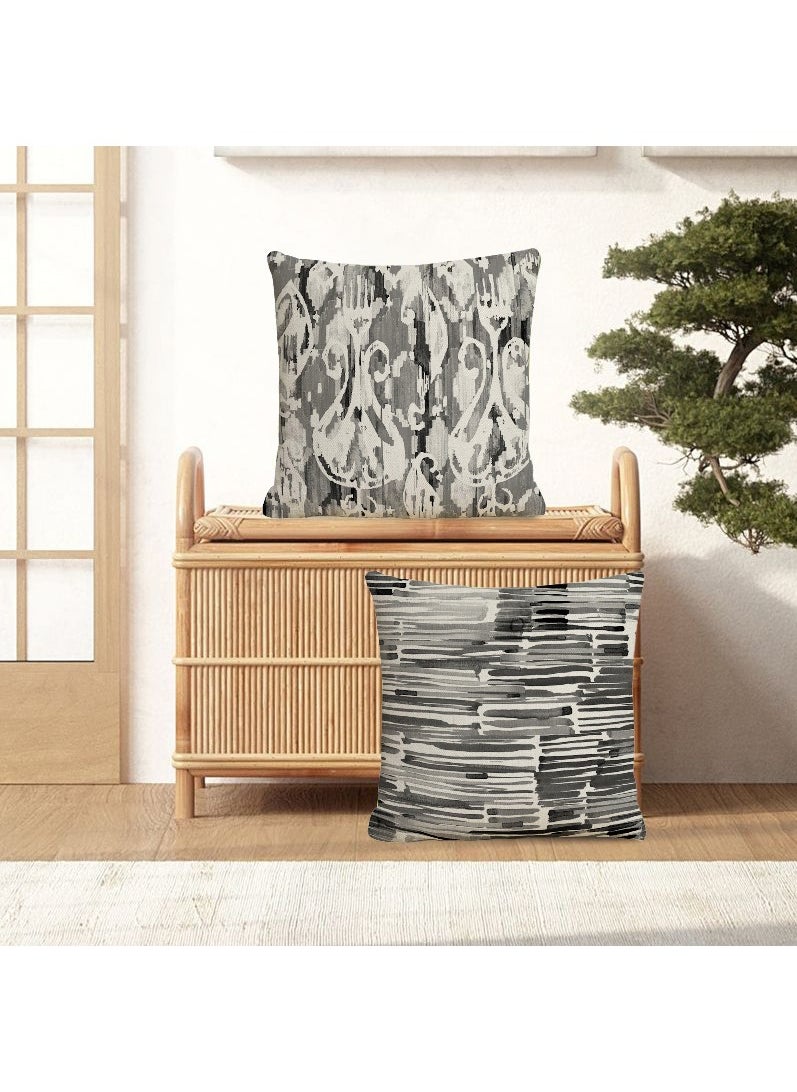 FASHION HOME Set of 4 Cushion Covers Decorative Throw Pillow cases for Living Room Garden Outdoor Décor  - Image 3