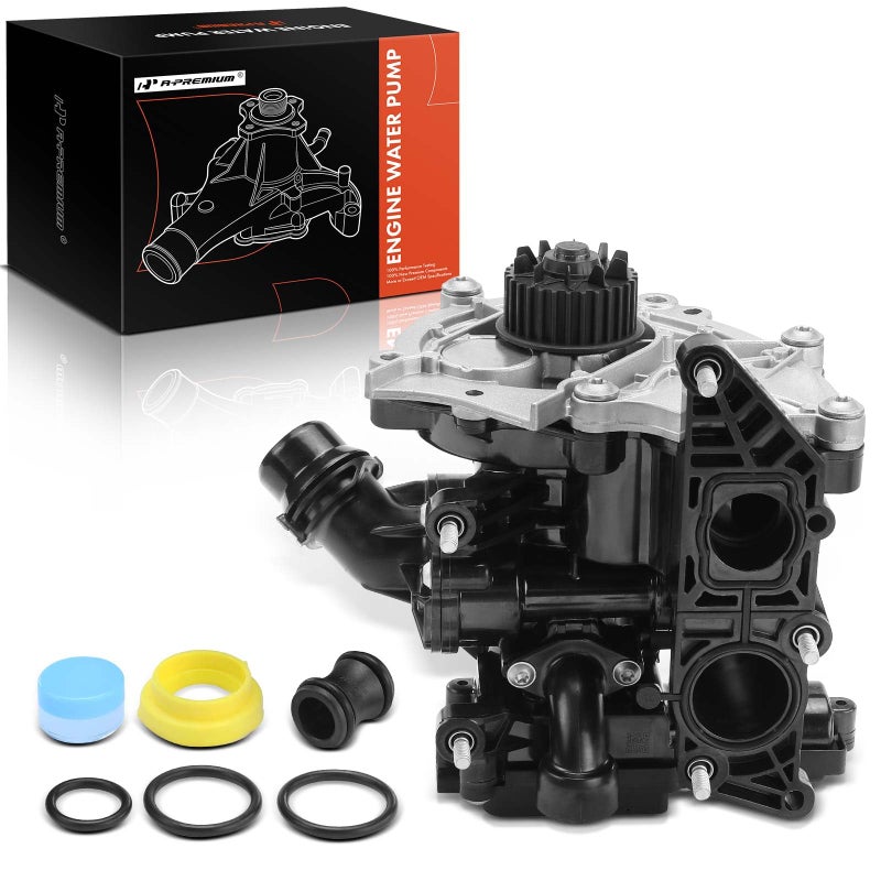 A-Premium APremium Engine Water Pump Compatible with Audi A3 A3 Quattro A4 A4 Quattro 2017 A6 A6 Quattro Q7 S3 20152017 TT Quattro 1617 Volkswagen Arteon Golf R
