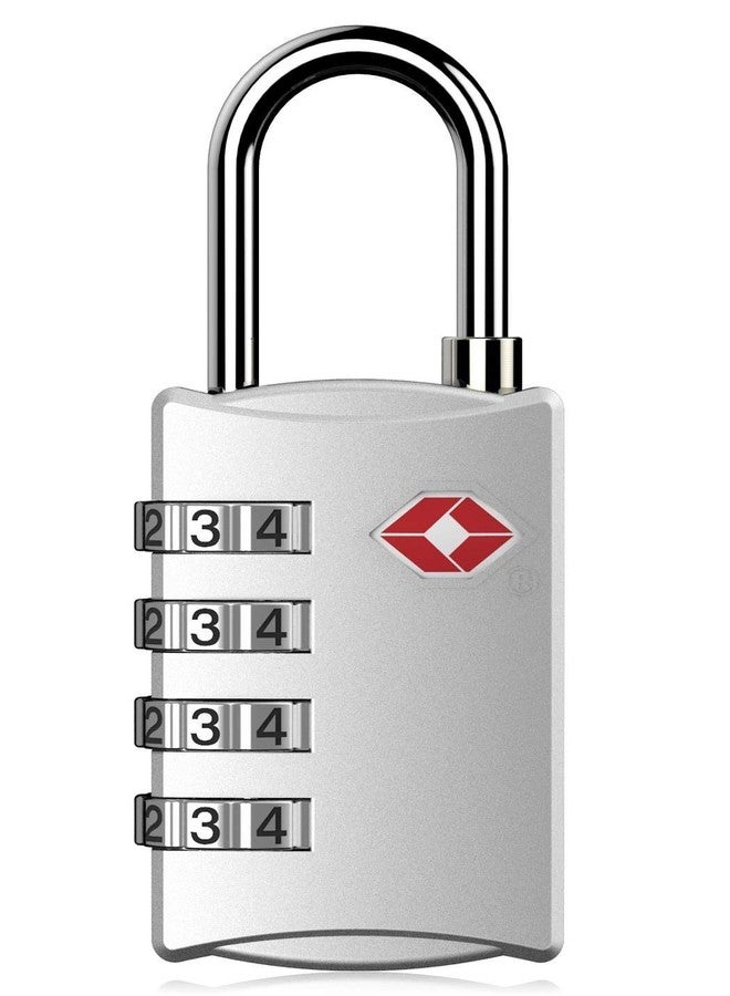 LDG WARE 4 Digit TSA Approved Lock for Luggage | NumberLock for Bag | Combination Padlocks | BagLocks for Travel | PasswordLock for Suitcase, Locker & Trolleybags | Small Locks for Luggage(4-pcs) - Image 2