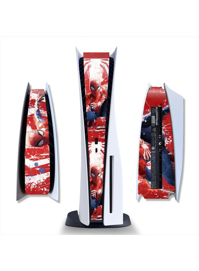 إسكدنيا PS5 نسخة محرك الأقراص الضوئية ملصقات متوسطة شاملة لفيلم PS5 النسخة الرقمية ملصقات متوسطة طبقة واقية Spider-Man God Of War-اللون: أحمر بطيخ PS5SDQB-0282 - Image 2