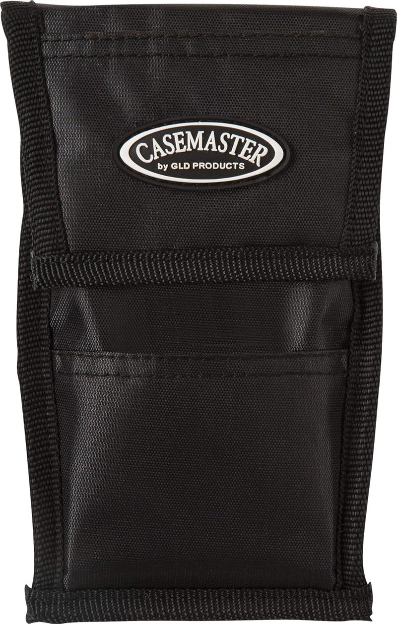 CASEMASTER Single Black Dart Case with Solid Plastic Insert and Flexible, Tough Nylon Covering, Holds 3 Steel Tip and Soft Tip Darts, Hard Shell Keeps Flights in Perfect Shape - Image 2