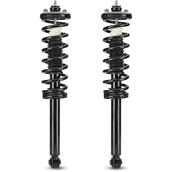 ILONPA دعامات جانبية خلفية يسار يمين مع نوابض لولبية وممتص صدمات لسيارة هوندا أكورد 2003-2007، 2004-2008، أكورا Tl 171372-836313، مجموعة من قطعتين - Image 1