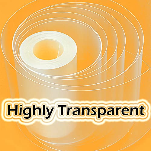 DATANYA Cake Collar 4 Inch x 394inch Clear Cake Acetate Roll, Transparent Mousse Cake Collars Acetate Sheets for Baking, Surrounding Edge Decorating + Bonus with Delicate Stickers - Image 3