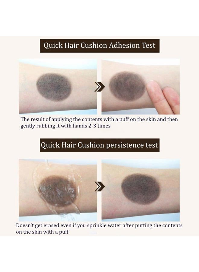 RiRe Quick Hair Instant Touch-up Cushion 14g / 0.49 oz. Cover Grey Hair, Portable Size (Natural Brown) - Image 5