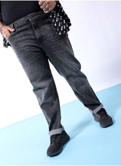 HARDSODA Men Plus Size Slim Fit Solid Mid-Rise Stretchable Jeans  - Image 1