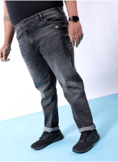 HARDSODA Men Plus Size Slim Fit Solid Mid-Rise Stretchable Jeans  - Image 3