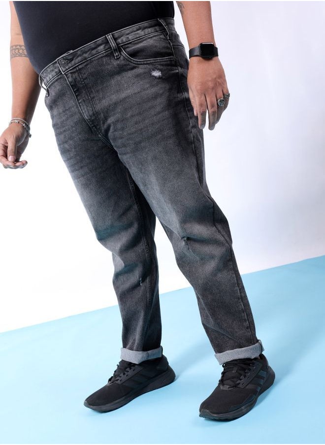 HARDSODA Men Plus Size Slim Fit Solid Mid-Rise Stretchable Jeans  - Image 3