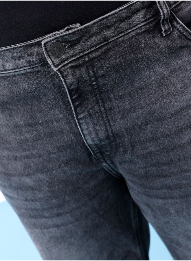 HARDSODA Men Plus Size Slim Fit Solid Mid-Rise Stretchable Jeans  - Image 4