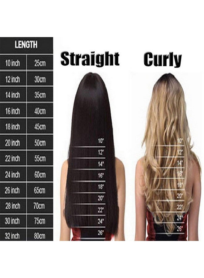Foreign Holics Imported Straight Hair Extension 5 Clips For Women And Girls 24 Inch Feel like Real Hairs Natural Black - Image 5