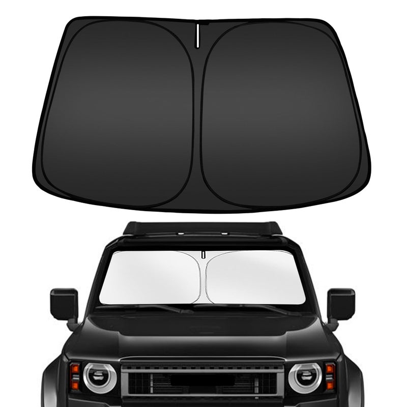 ARISMOTOR Windshield Sun Shade for Toyota Land Cruiser 20242025 2026 Custom Fit Foldable Front Window Sunshade Sun Visor Protector Block UV Rays Keep Your Car Cooler