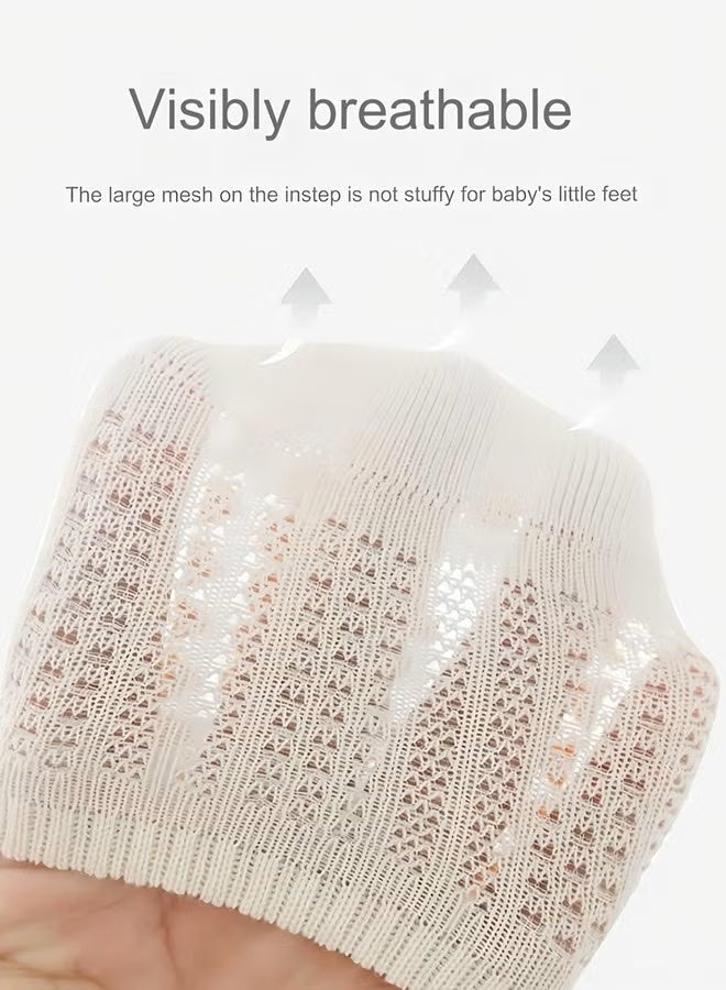 3 أزواج من جوارب الأطفال المضادة للانزلاق، جوارب مضادة للانزلاق للأطفال حديثي الولادة مع مقابض، جوارب مضادة للانزلاق للأرضيات والكاحل للجنسين من عمر 1 إلى 3 سنوات - Image 5