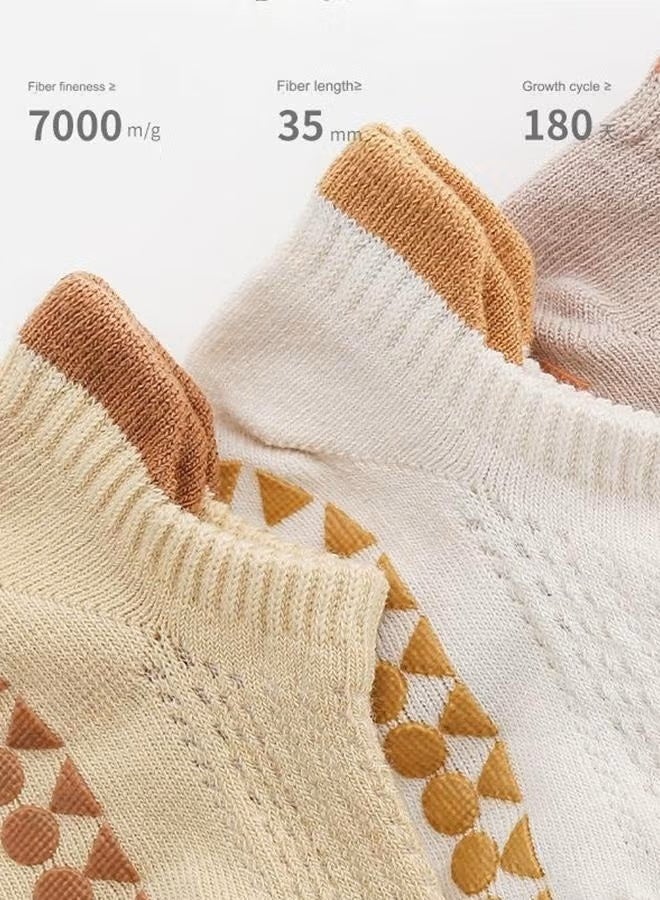 3 أزواج من جوارب الأطفال المضادة للانزلاق، جوارب مضادة للانزلاق للأطفال حديثي الولادة مع مقابض، جوارب مضادة للانزلاق للأرضيات والكاحل للجنسين من عمر 1 إلى 3 سنوات - Image 4