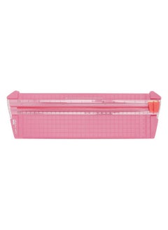 Small Paper Cutter Accurate Scale Metric Imperial System Lightweight Durable Easy Operation Paper Trimmer For A3 PaperRose Red