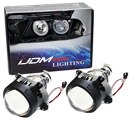 iJDMTOY 3.0-Inch H1 Bi-Xenon Projector Lens Compatible With Car Lighting Retrofit, Custom DIY Job - Image 1