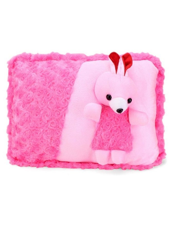 Tickles Tickles Rabbit Cushion Soft Stuffed Plush Pillow for Kids Boys & Gilrs Birthday Gifts (Size: 40 cm Color: Pink) - Image 1