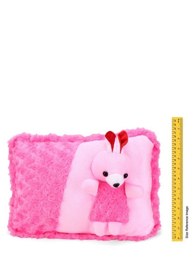 Tickles Tickles Rabbit Cushion Soft Stuffed Plush Pillow for Kids Boys & Gilrs Birthday Gifts (Size: 40 cm Color: Pink) - Image 4