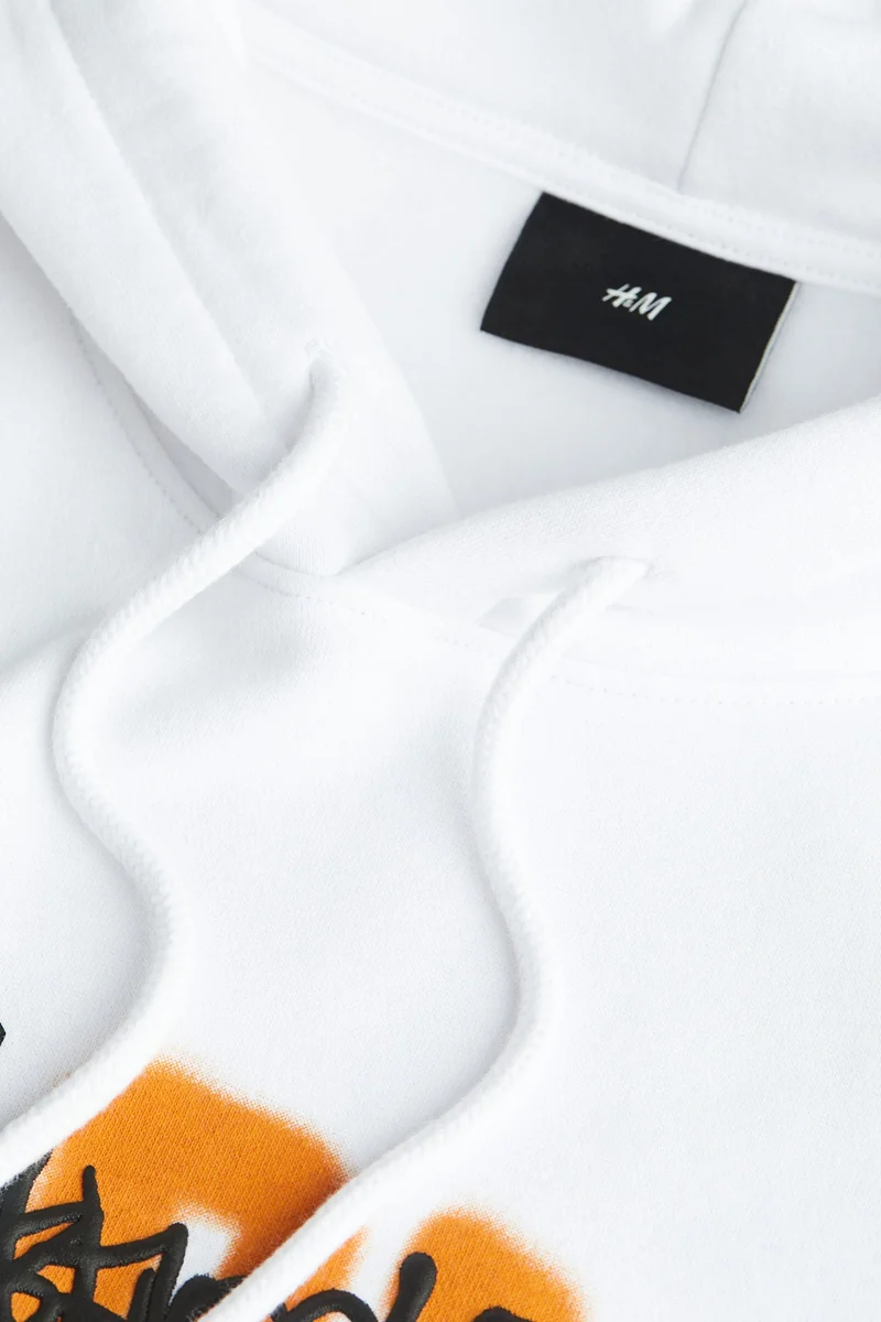 اتش اند ام Graphic Relaxed Fit Hoodie