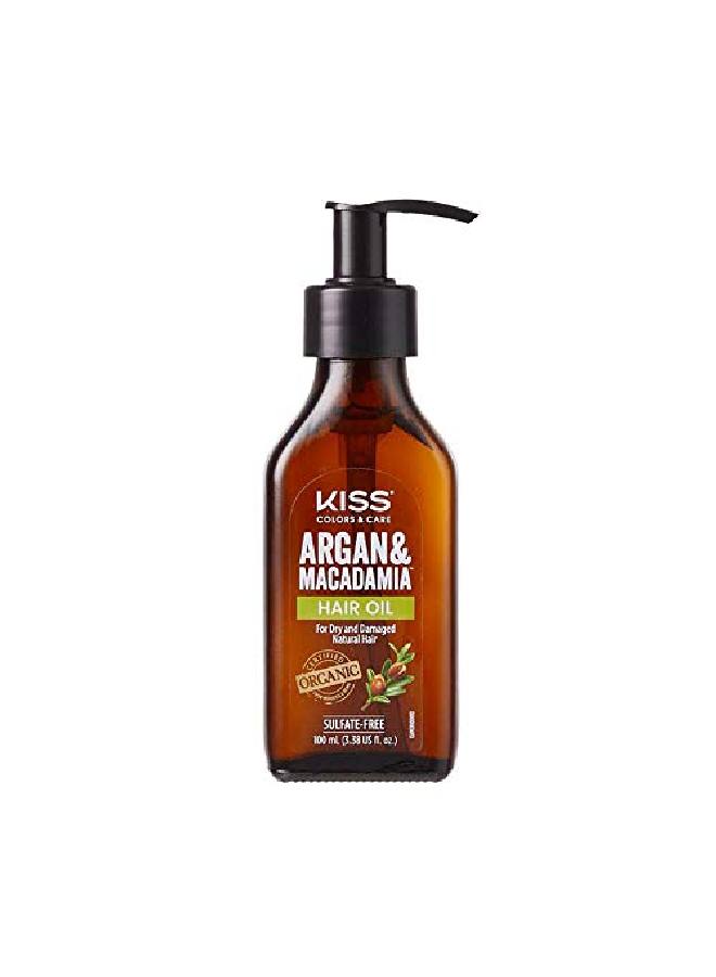 KISS Argan & Macademia Reparative Hair Oil Serum 100Ml (338 Us Floz) - Image 3