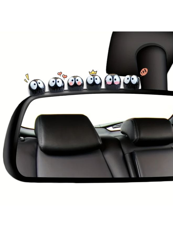 35 Pcs Multicolored Soot Sprites Car Home Decor Kit Anime Inspired Accessories For Rearview Mirror Dashboard Office Garden Funny Gift For Anime Lovers - Image 1