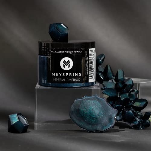 MEYSPRING Imperial Emerald - Intense Green Mica Powder for Epoxy Resin - Pigment Powder for Resin Art, Casting Resin and UV Resin - Green Resin Dye - Epoxy Pigment - Green Color for Resin - Image 5