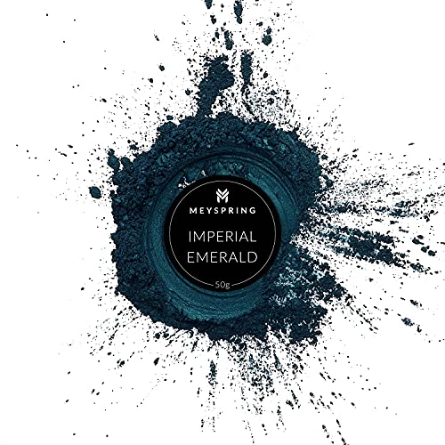 MEYSPRING Imperial Emerald - Intense Green Mica Powder for Epoxy Resin - Pigment Powder for Resin Art, Casting Resin and UV Resin - Green Resin Dye - Epoxy Pigment - Green Color for Resin - Image 2