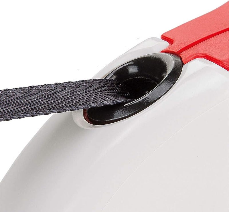 Ferplast Retractable Dog Lead AMIGO TAPE S, Extending tape, 5 m, Max 15 kg, Red - Image 5