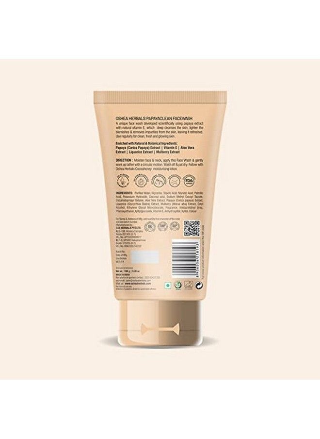 OSHEA Herbals - Papayaclean Anti Blemishes Face Wash Pack Of 3 (120G Each) - Image 1