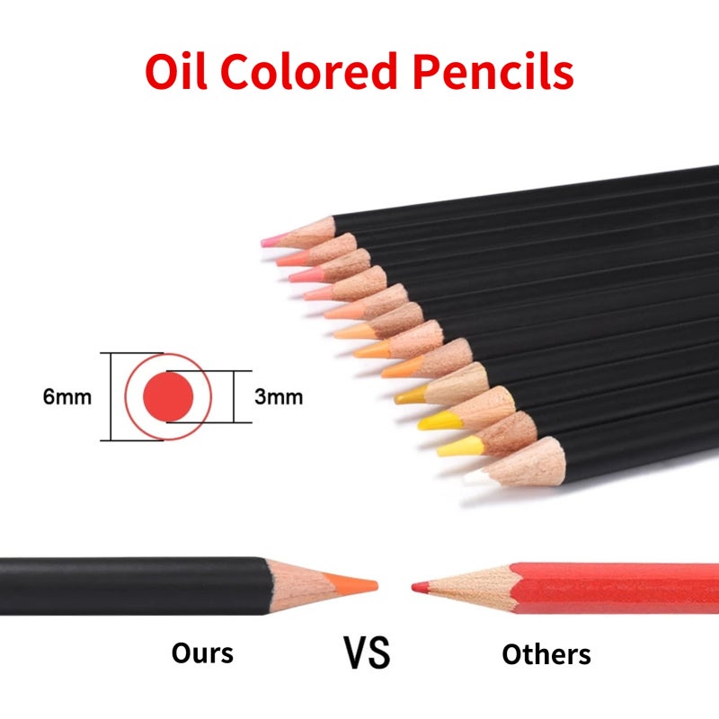 Drawing Pencils 95Pcs Professional Kit - Comfortable Grip Smooth Coloring Charcoal Pencils for Artists Beginners Kids School Students Office Workers Art Enthusiasts - Image 5