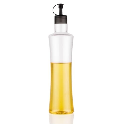 KBS Oil Dispenser Cooking Oil Bottle Container Kitchen Accessories Items Kitchen Tools Plastic Transparent (PACK-OF-1-650ML) - Image 1