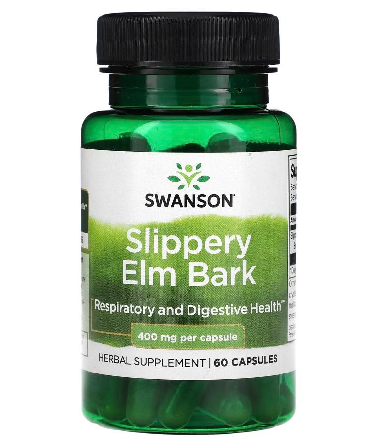 SWANSON لحاء شجرة الزيزفون الزلق 400 ملغ 60 كبسولة