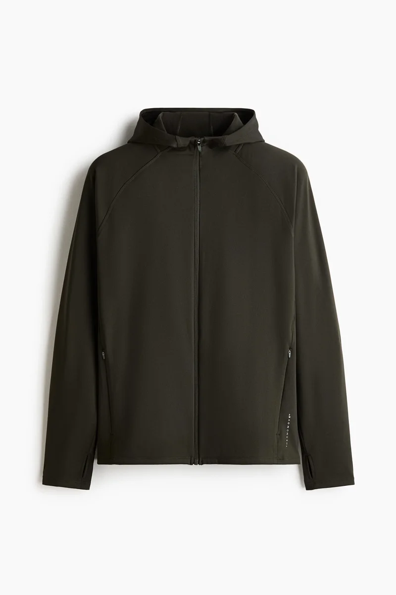 Warming sports zip-through hoodie with ThermoMove™