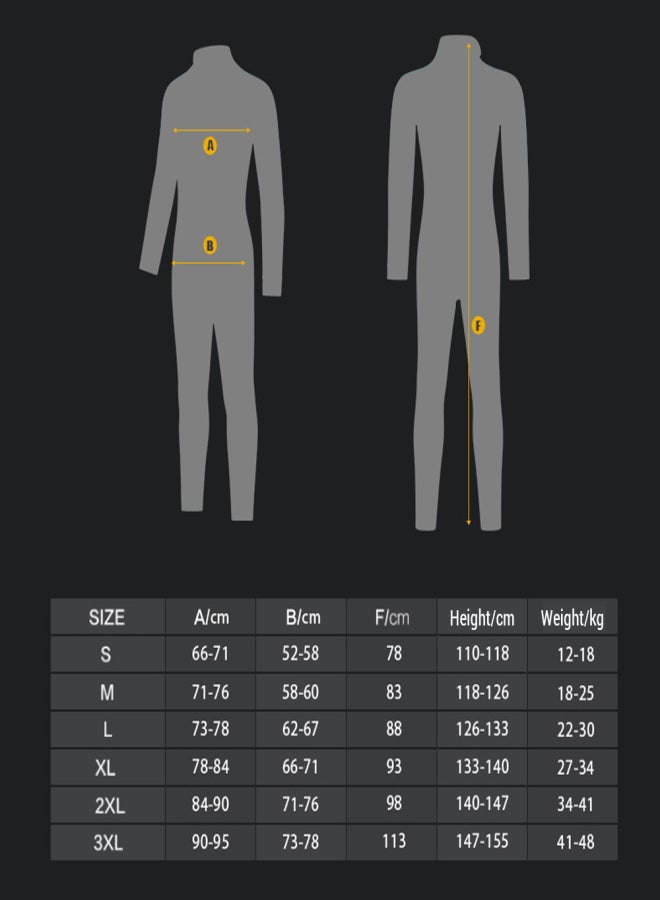 NEWAO Kids Wetsuit Perfect for Boys and Girls 3mm Thickness for Extra Warmth Neoprene Full Shorty Wet Suits in Cold Water for Surfing Swimming Diving Ideal Youth and Toddlers Surfing Wetsuit - Image 4