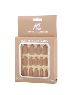 AMYTIS GARDEN Matte artificial nails , 24 pieces M09 