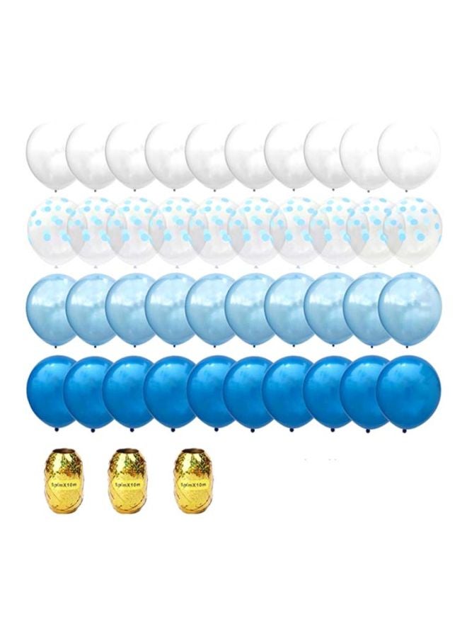 Sharpdo 43-Piece Colourful Balloons For Wedding, Baby Bridal Shower, Birthday Favor Supplies