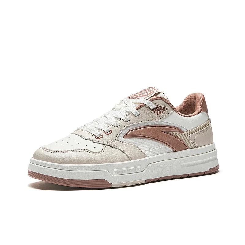 Anta Beige/Chalky White/Brown LITE Colourblock Low-Top Sneakers for Women for Women | Best Price UAE