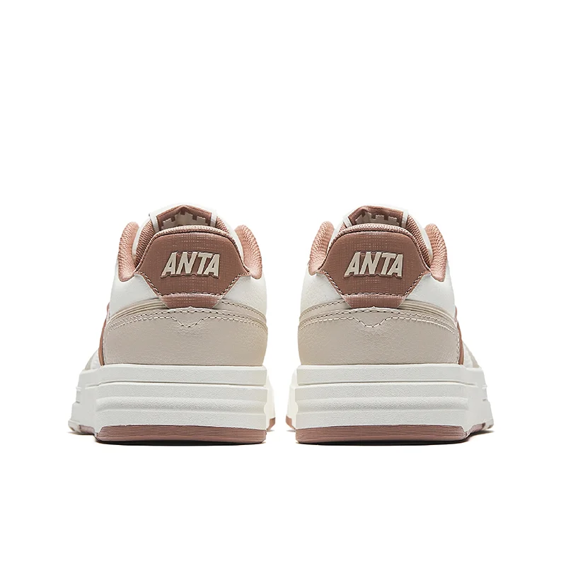 Anta Beige/Chalky White/Brown LITE Colourblock Low-Top Sneakers for Women for Women | Best Price UAE